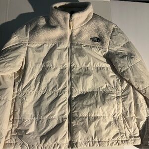 The North Face White Sherpa Jacket